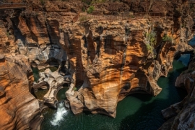 Widok na fragment Kanionu rzeki BLYDE w RPA trzeciego co do dugoci kanionu wiata